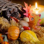 Thanksgiving table scape